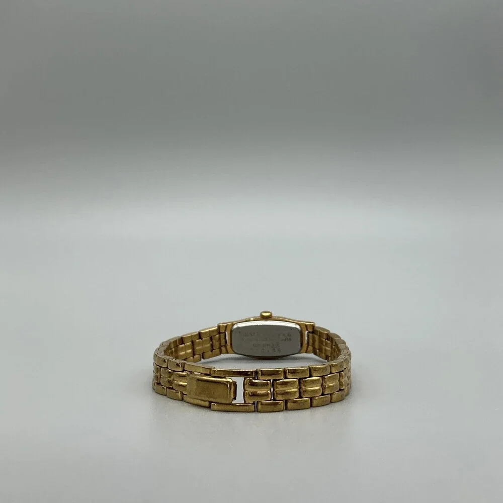 Vintage Pulsar Womens Watch 11mm Oval Dial Gold Tone V220-6190 New Battery 5